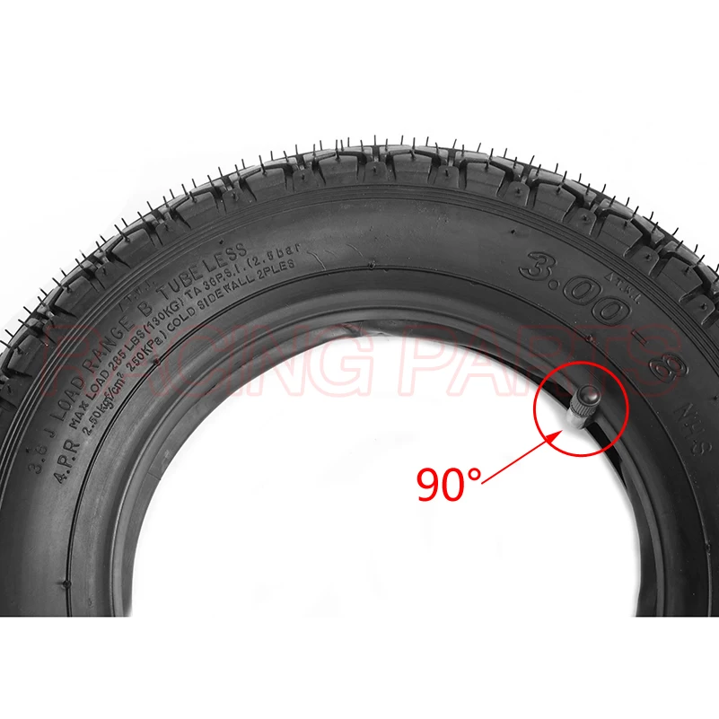 3.00-8 tire 300-8 Scooter Tyre & Inner Tube for Mobility Scooters 4PLY Cruise Scooter Mini Motorcycle