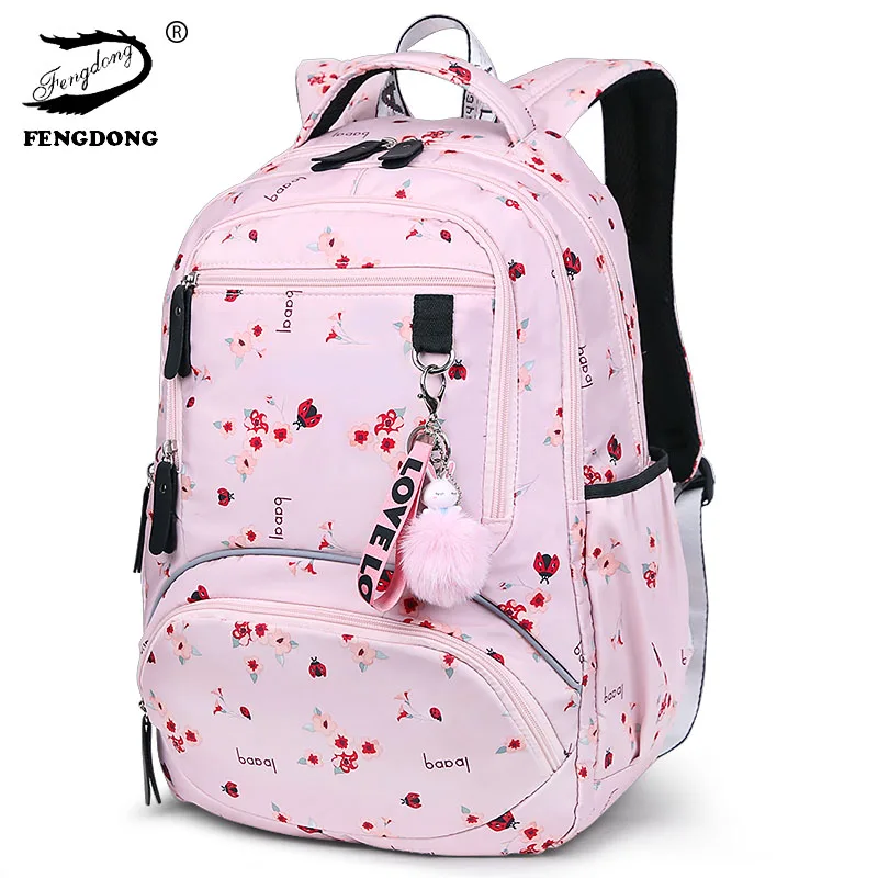 Mochila escolar grande con estampado para estudiantes, bolsa impermeable para libros de escuela primaria para niñas adolescentes y niños, novedad