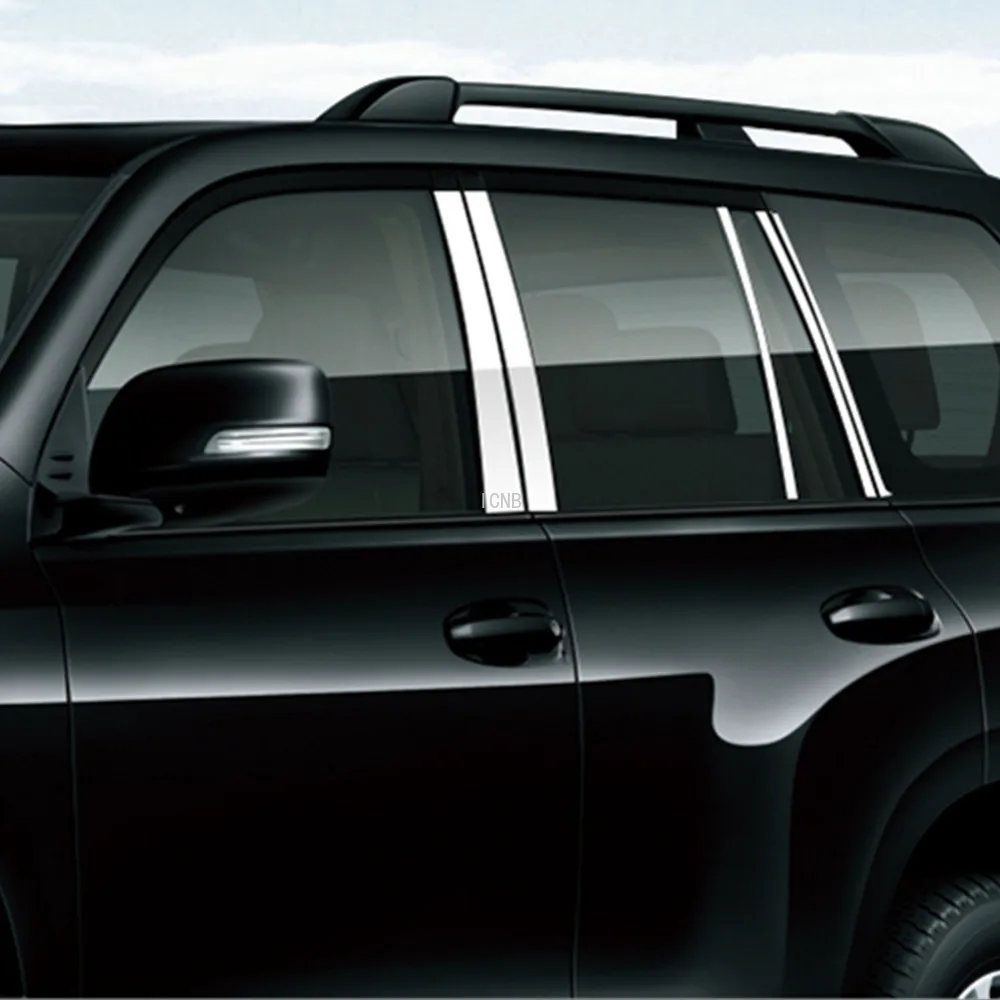 Car Window Trim Strip for Toyota Land Cruiser Prado 120 150 2003 2004 2005 2006-2009 2010 2011 2012 2013 2014 2015 2016-2018