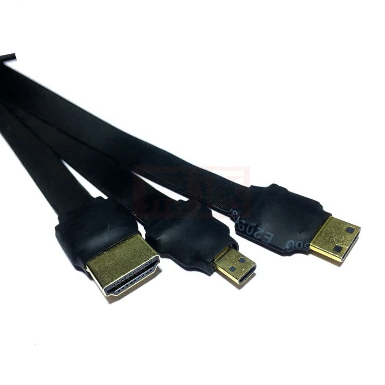 Adaptador FPV Micro Mini HDMI-kompatibel de 90 grados, 10cm-100cm, banda FPC Flache HDTV Kabel Pitch 20 pines/, multicóptero Luft Photog