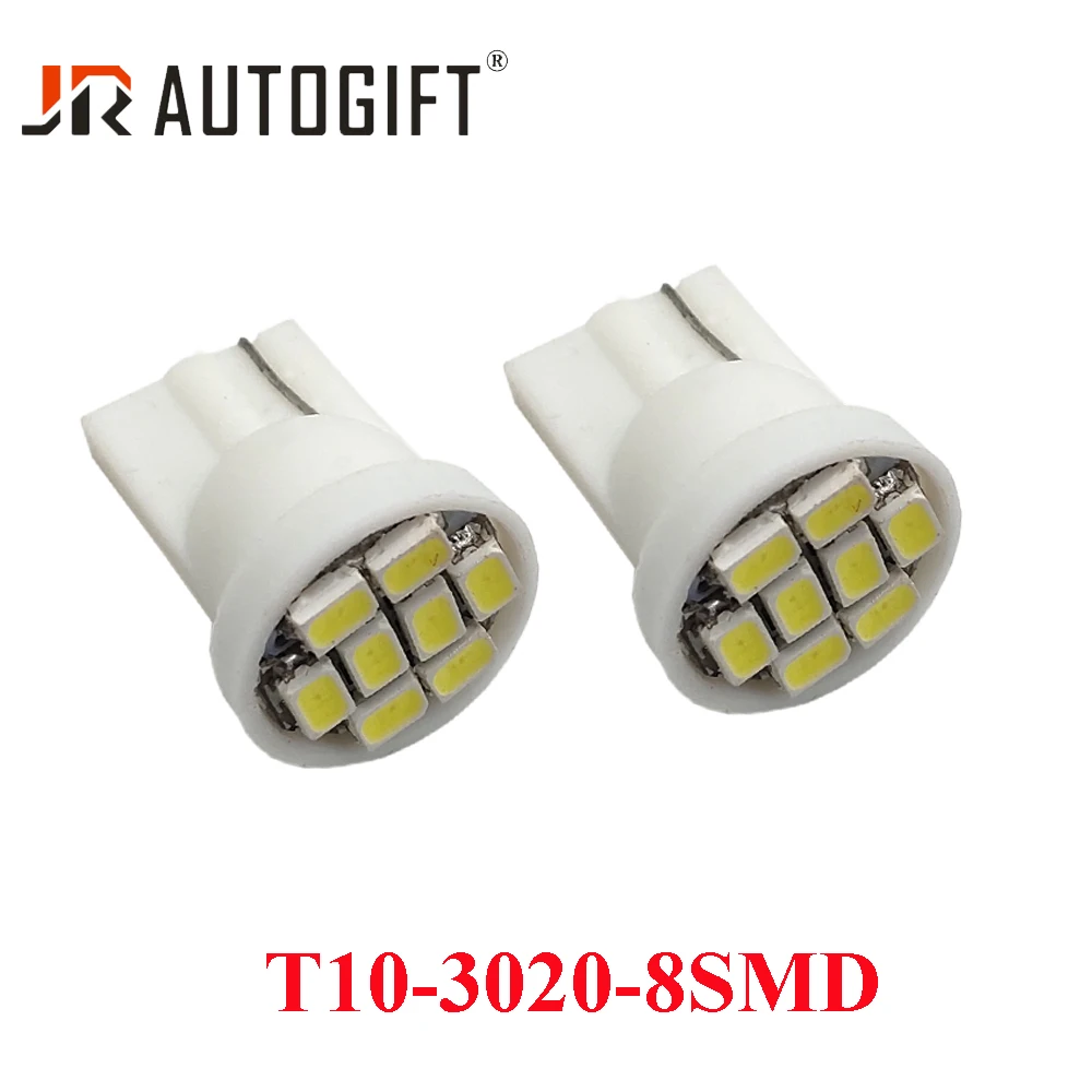 wholesale Car-styling 1000Pcs /lot hot selling 194 W5W LED T10 8SMD 3020 replacement license plate lamp clearance light  12V/24V