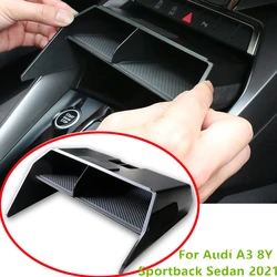 For Audi A3 8Y Sportback Sedan 2021 Auto Organizer Storage Accessories Car Central Console Storage Holder Tray Decoration