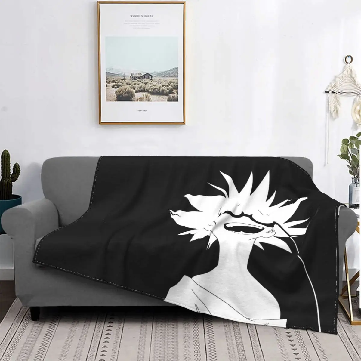 Anime - Cowboy Bebop Carpet Living Room Flocking Textile A Hot Bed Blanket Bed Covers Luxury Blanket Blanket Flannel Blanket