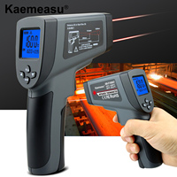 Kaemeasu Infrared Thermometer Professional 50:1 Dual Laser Multifuncion Function Digital Industry High Temperature Measuring Gun