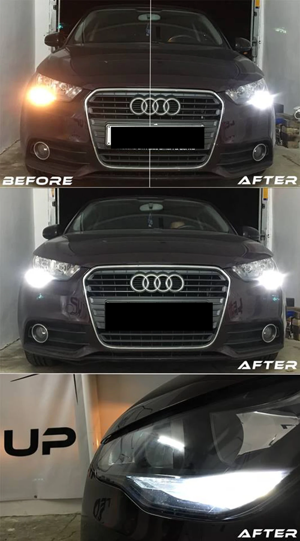 Car T20 7440 W21W DRL Canbus No OBC Daytime Running Light For Audi A1 8X1 8xk 2010 2011 2012 2013 2014