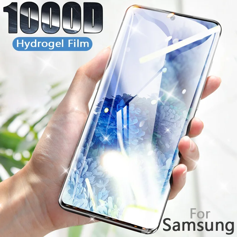 Hydrogel Film For Samsung galaxy S8 S9 S10 S10E S20 Plus Ultra Screen Protector For Samsung Note 9 10 Plus Soft Not Glass