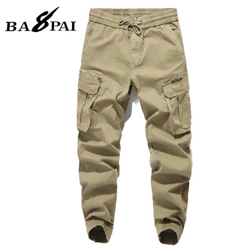 

BAPAI Spring Winter Military Pants Men Khaki Cargo trousers Casual Cotton Tactical Pants Men Big Size Army Overol Hombre