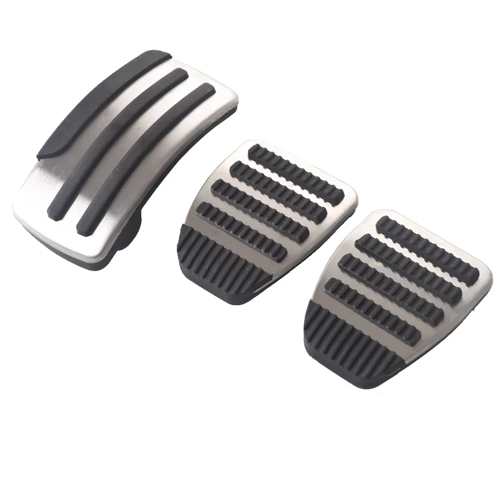Stainless Steel Gas Fuel Brake Pedal Pads Cover for Nissan Almera Murano Armada