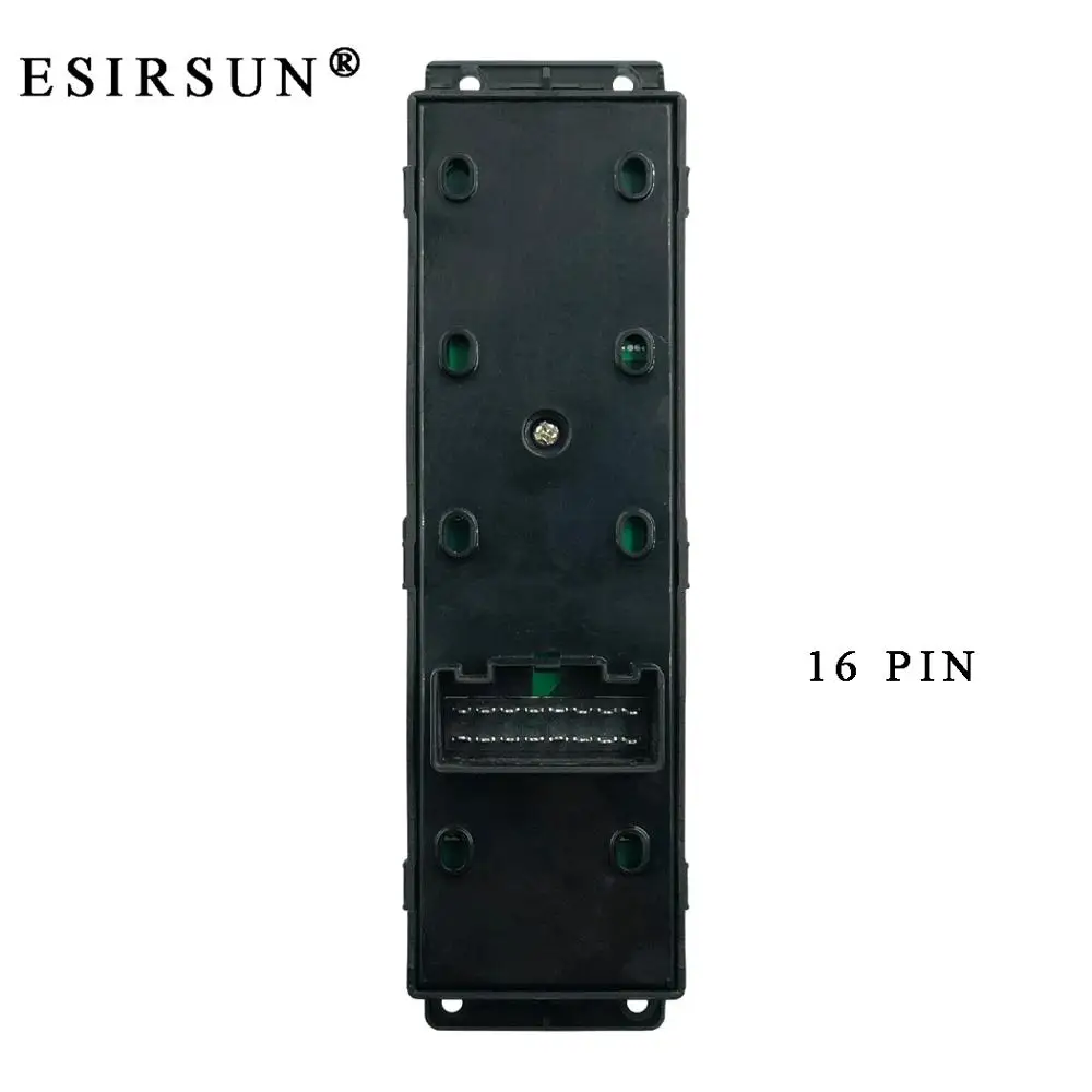 Esirsun Window Left Front Master Lifter Glass Control Switch Fit For Hyundai 2011-2017 Accent Solaris, 93570-1R101,935701R101