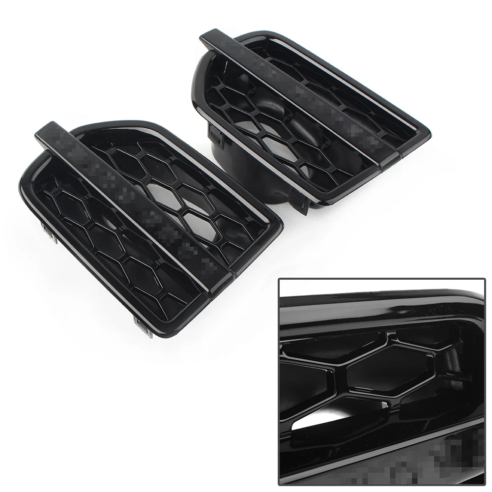 

2x For Land Rover LR4 Car Side Grille Air Intake Fender Vents Grill in Santorini 2010 2011 2012 2013 2014 2015 2016 Gloss Black