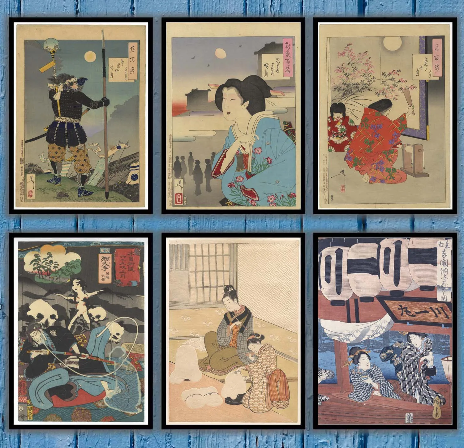 Hiroshi Yoshida Suzuki Utagawa Vincent Yoshitoshi Hiroshige Harunobu Ukiyo-e Japanese Art Poster