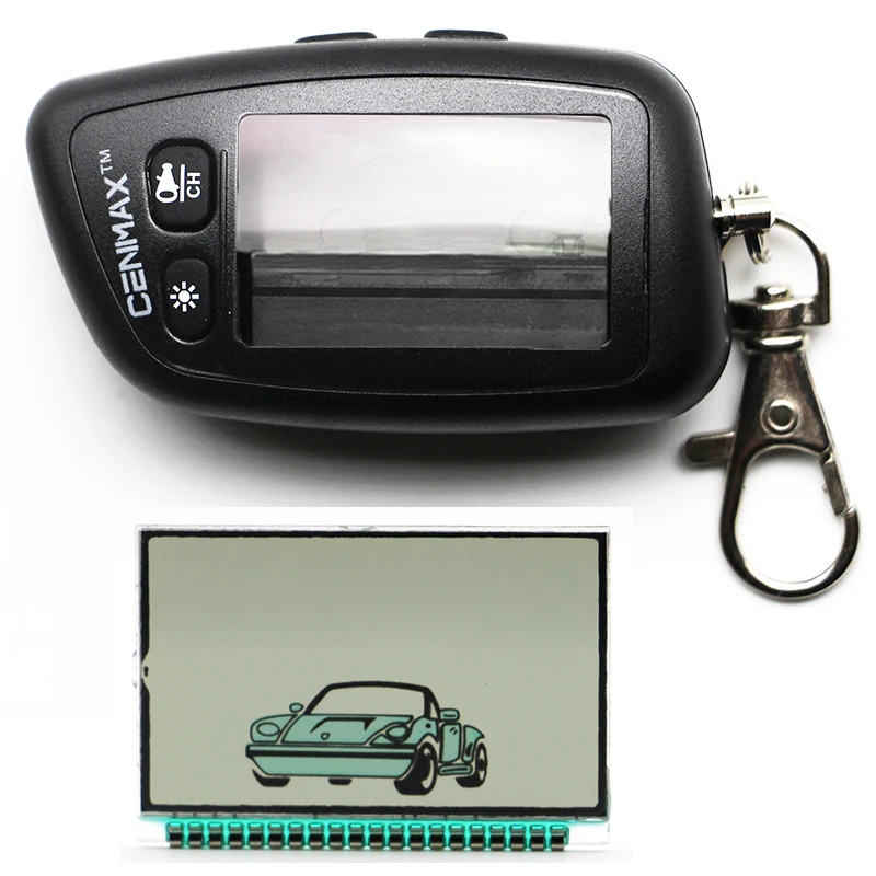 body case and Lcd display for Cenmax st-5a LCD Remote Control with box Key Fob Chain ST5 /Keychain