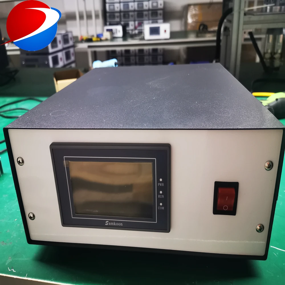 digital ultrasonic welding generator 20khz 1800W for Plastic Fusion Welding Bonding PP Sheet Welder Nylon Fabric Filter Bag