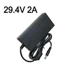 1PC 100V-240V 29.4V 2A 18650 lithium battery charger 24 V Volt power adapter DC 5.5*2.1MM power supply 29.4 V 2 A free shipping