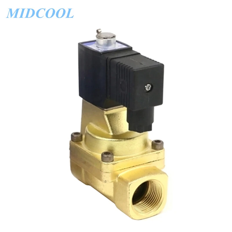 

Fluid Control Valve 2KW Series 2KW150 2KW200 2KW250 Internally Piloted And Normally Opened Terminal / Grommet Type