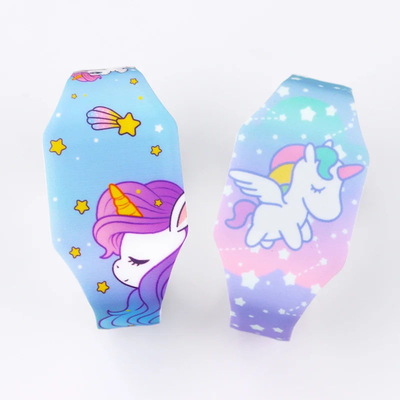 New Luminous Unicorn Child Watches For Girl Ocean World LED Watch Kids Student Electronic Watch Clock Reloj Infantil