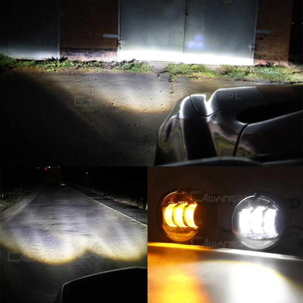 Zespół świateł przeciwmgielnych do Porsche Cayenne 955 2002-2015 Przedni zderzak samochodowy LED Lampa przeciwmgielna DRL 30W 6000LM 12V — zdjęcie 7