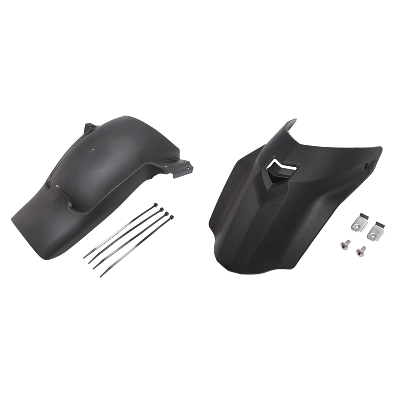 2Pcs Motorcycle Mudguard Extender Mudguard Extension Splash Guard Tire Hugger For BMW R 1250 GS/ADV/HP - Rear & Front