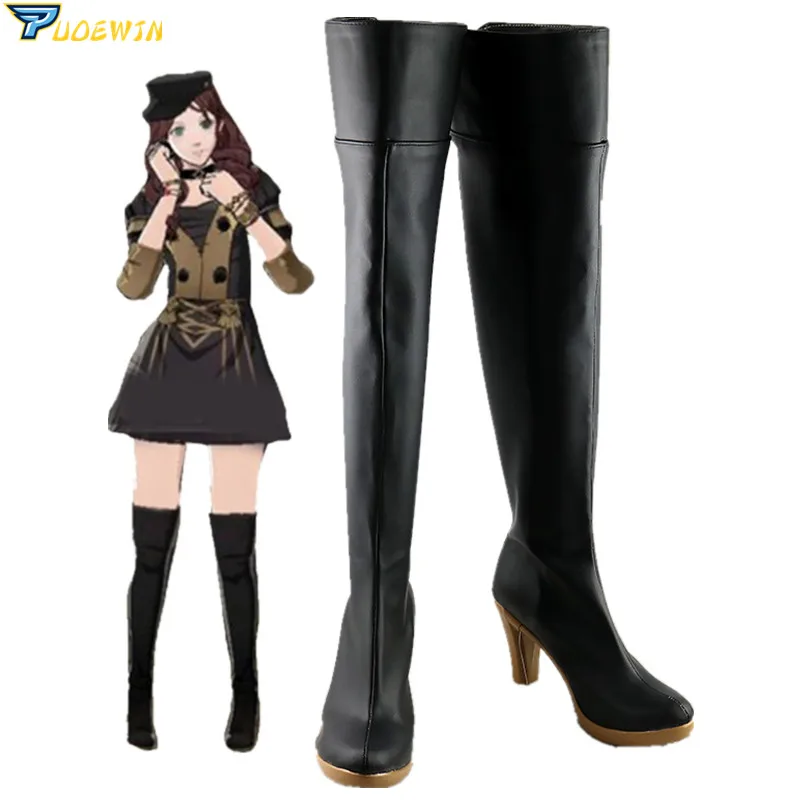 Feuer Emblem drei Häuser Dorothea Stiefel Cosplay Schuhe