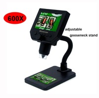 600X Digital electronic USB microscope digital soldering video microscope camera 4.3 inch lcd Endoscope magnifying Camera G600