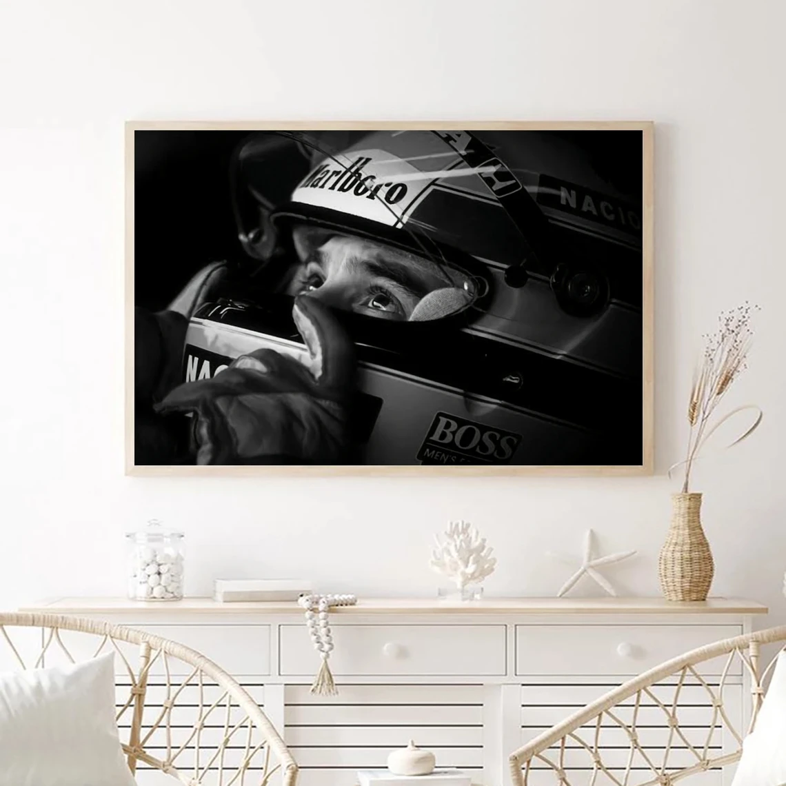 Ayrton Senna Poster Celebrity Poster Home Wall Painting Decoration (No Frame)