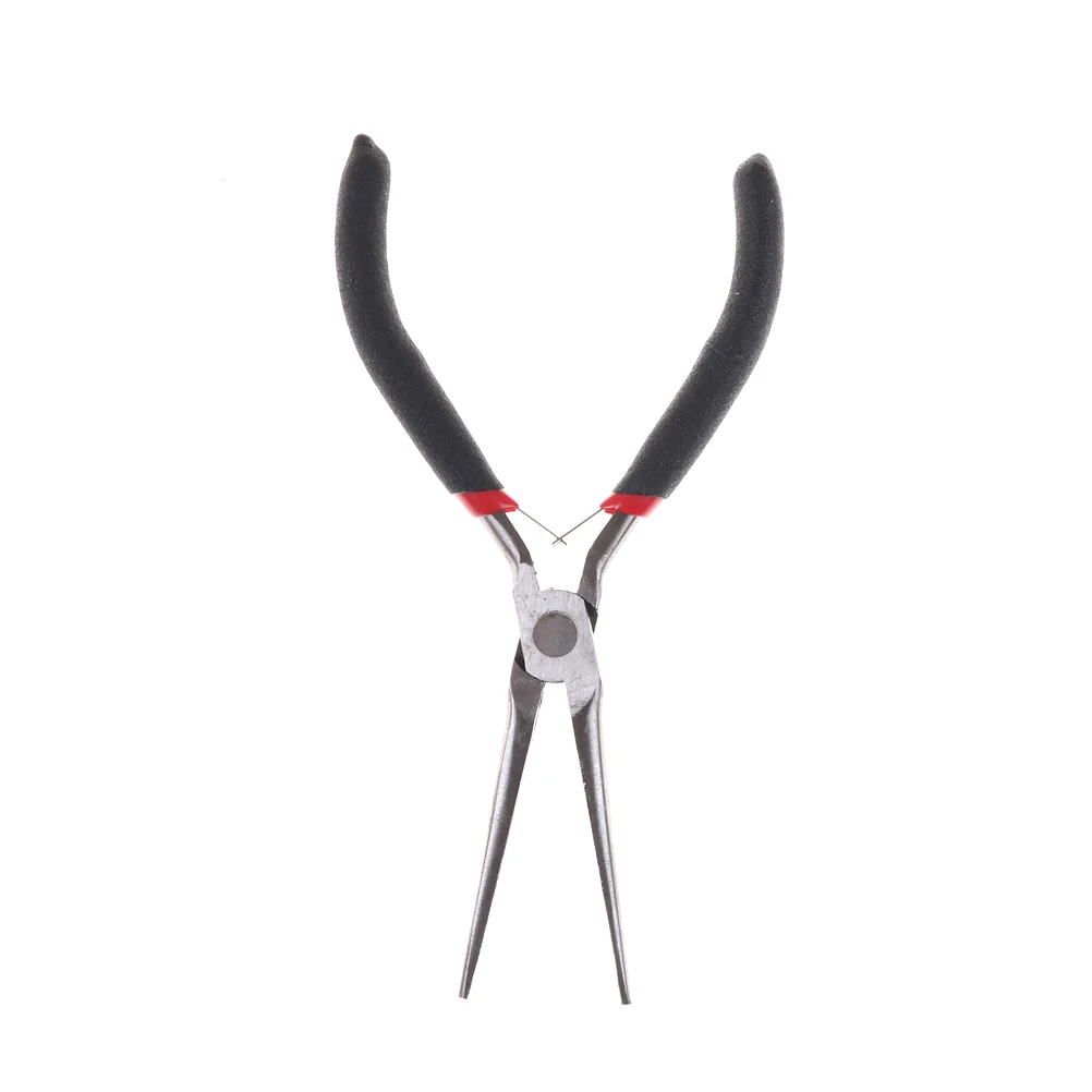 Mini Precision Electrician Metal Long Needle Nose Plier Side Cutter Puzzle Modeling Work  Repair Hand Tool With Insulate Grips