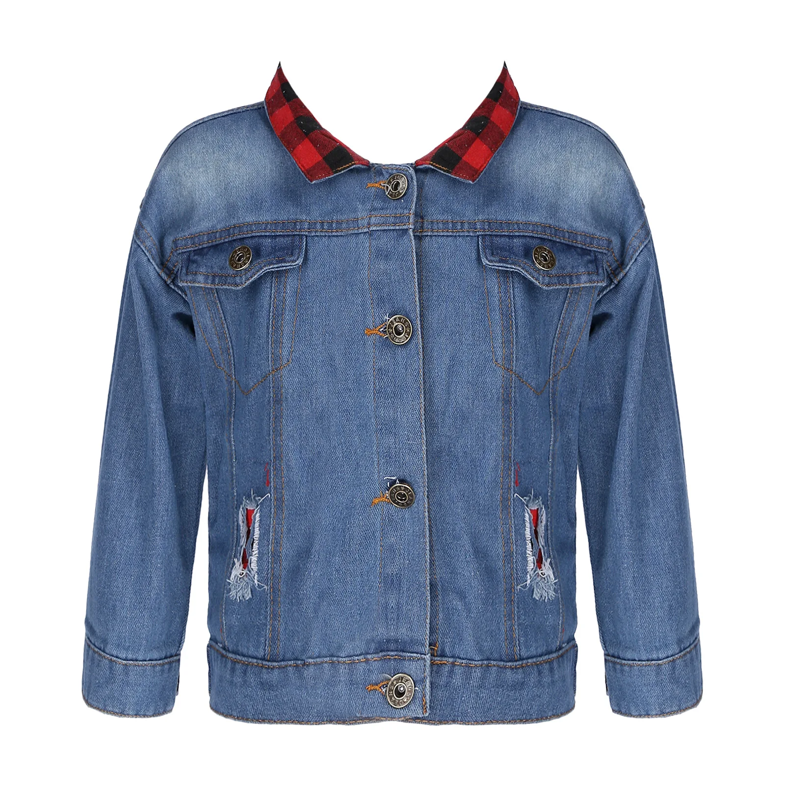 

Kids Boys Denim Jacket Spring Autumn New Fashion Coats Long Sleeve Lapel Ripped Jean Jacket Tops Baby Boys Denim Outerwear 1-10Y