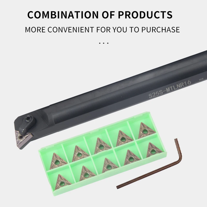 MTLNR/L S20R/S25S/S32T-MTLNR tool CNC machining turning tools internal machining turning tools and TNMG16 carbide inserts