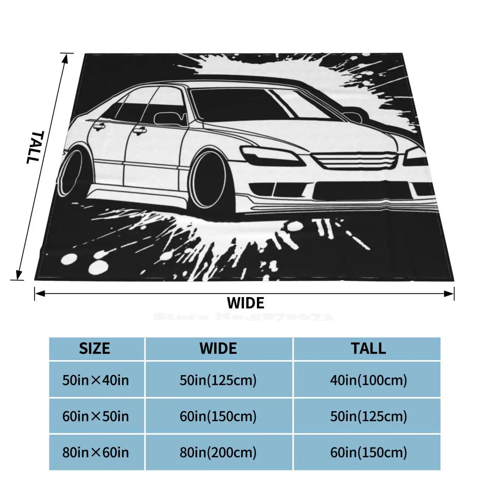 Is300 / Altezza Soft Warm Light Thin Blanket Is300 Altezza Jdm Slammed Stance Nation Vector Shop Automotive Mechanic Race