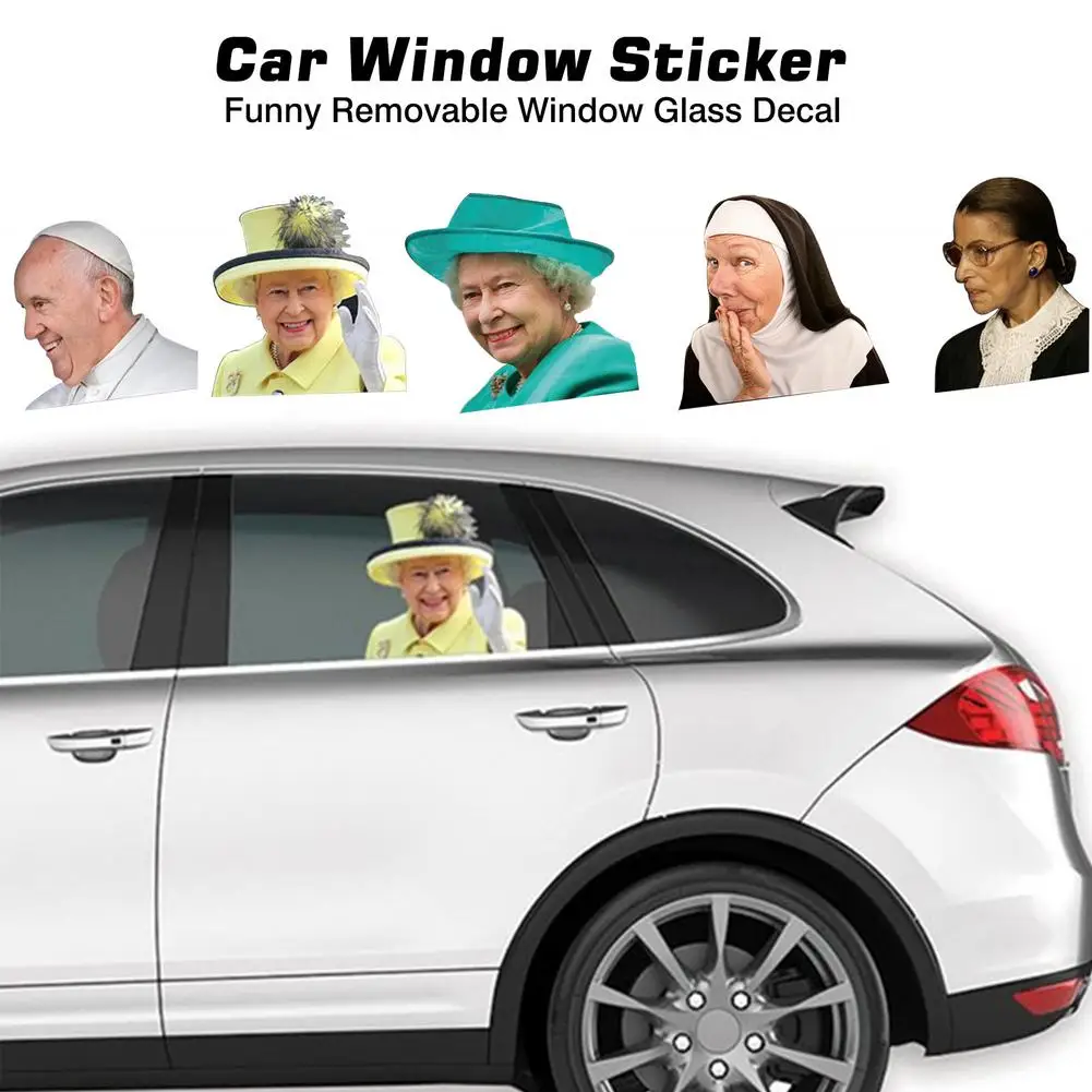 Car Stickers 3D Stereo Window Sticker Passenger Side Window Creative Decals Auto Decoration Car Styling Accessories