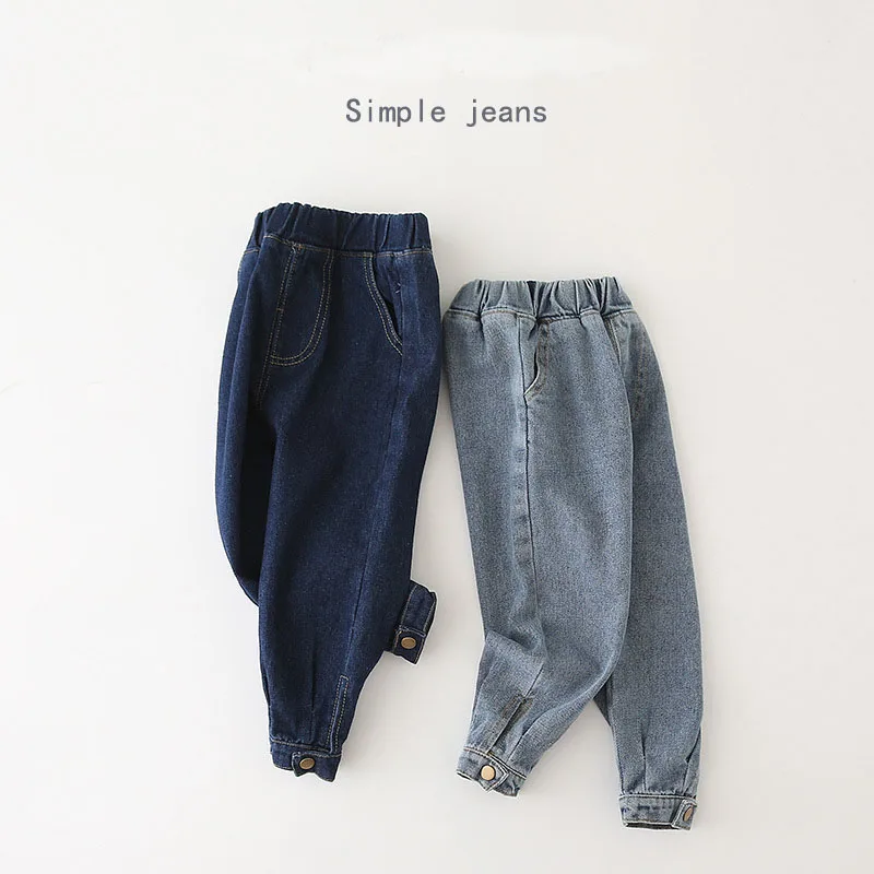 Boys girl hole Jeans pants Excellent quality cotton New casual children Trousers baby toddler Comfortable kids clothes Children