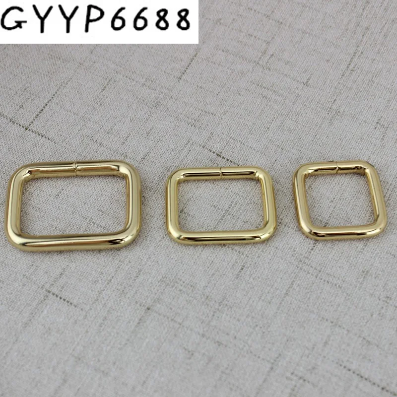 

10pcs 50pcs Metal square ring buckles Garment Belt DIY Needlework Luggage Sewing handmade Bag purse buttons Hicello