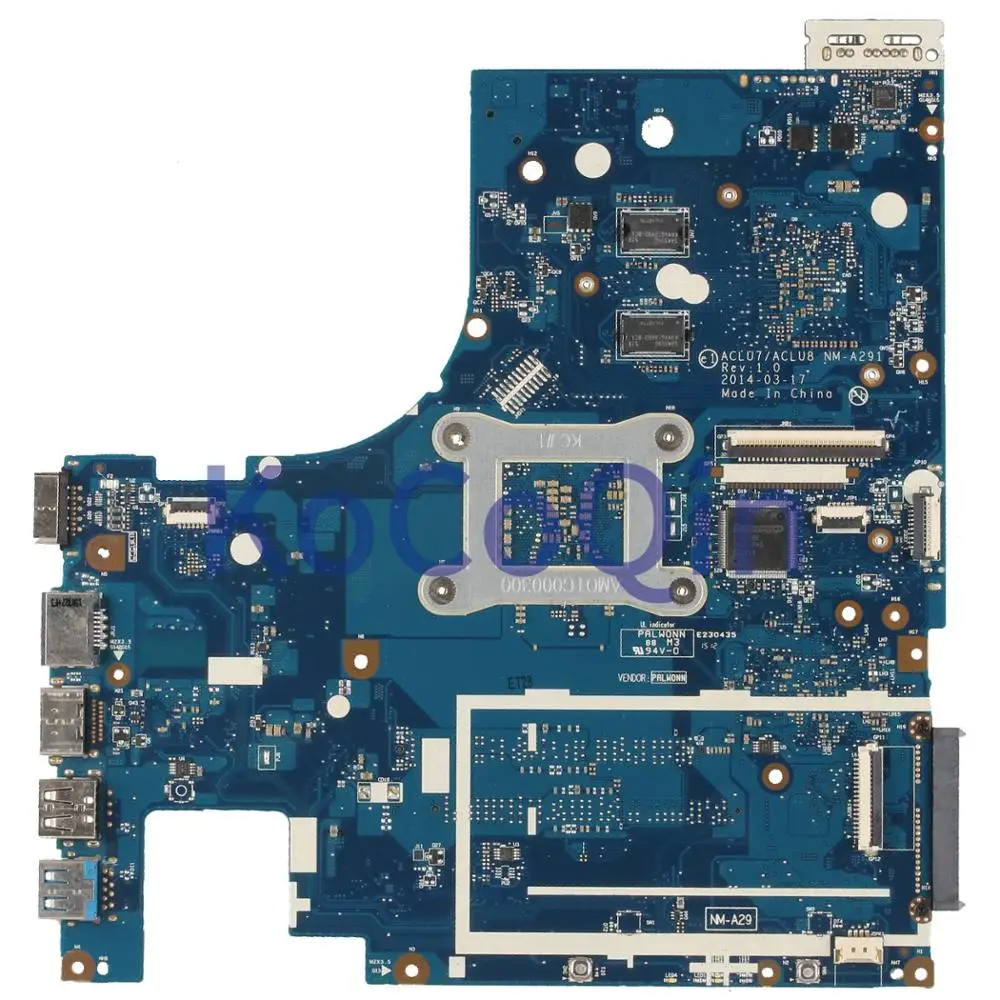 KoCoQin ACLU7/ACLU8 NM-A291 Laptop motherboard For LENOVO Z50-75 G50-75M G50-75 AMD A10 AM7300 216-0856040 Mainboard 5B20F66782