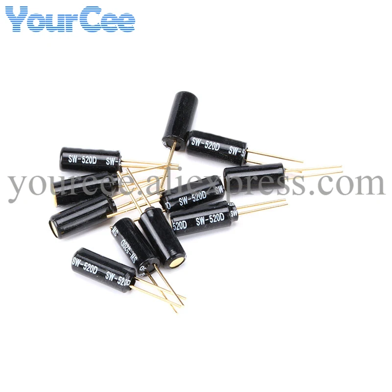 20pcs Vibration Switch SW-200D -520D -18020P  -18015P -18010P Highly Vibration Switches Ball Tilt Double Bead Angle Sensor