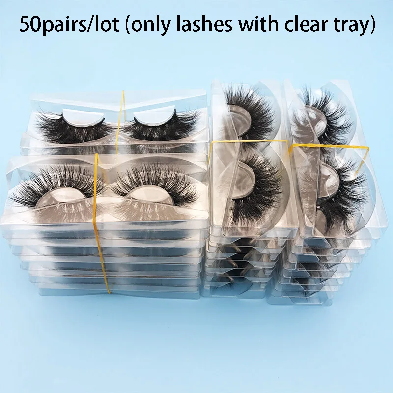 MIKIWI 50 Pairs Per lot Wholesale Mink Eyelashes 3D Mink Lashes Handmade Dramatic Lashes 24 styles cruelty free mink Eyelashes