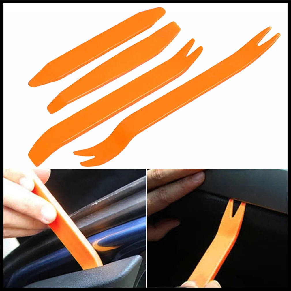 4Pcs/Set Auto Car Pry Tool Radio Panel Door Clip Trim Dash for lada-SAMARA Saloon 21099 2115 VOLUMES SAMARA FORMA DIVA SAGONA