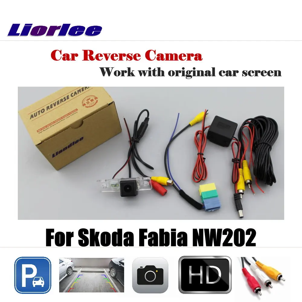 For Skoda Fabia MK3 2014-2021 NW202 Screen Car Rear View Rearview Back Backup Camera Reverse Parking HD CCD OEM CAM