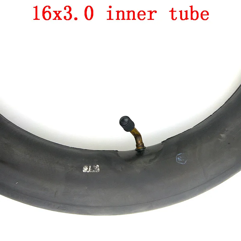 Lingtning shipment 16X3.0 Inner Tube Electric Scooter & E Bikes,  tricycle 16x3.00  Bent Valve Stem