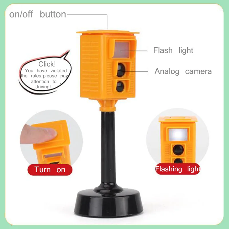 Wooden Track Train Railway Set Accessories Traffic Light Scene Rail Transit Fit For Wood Magnetic Track Train Educational Toys