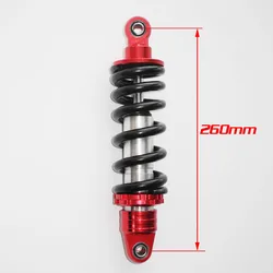 Aluminum alloy Pit bike Rear Shock Absorber suspension 26cm 260mm For BSE KAYO APOLLO Dirt bike Monkey Bike motorcycle