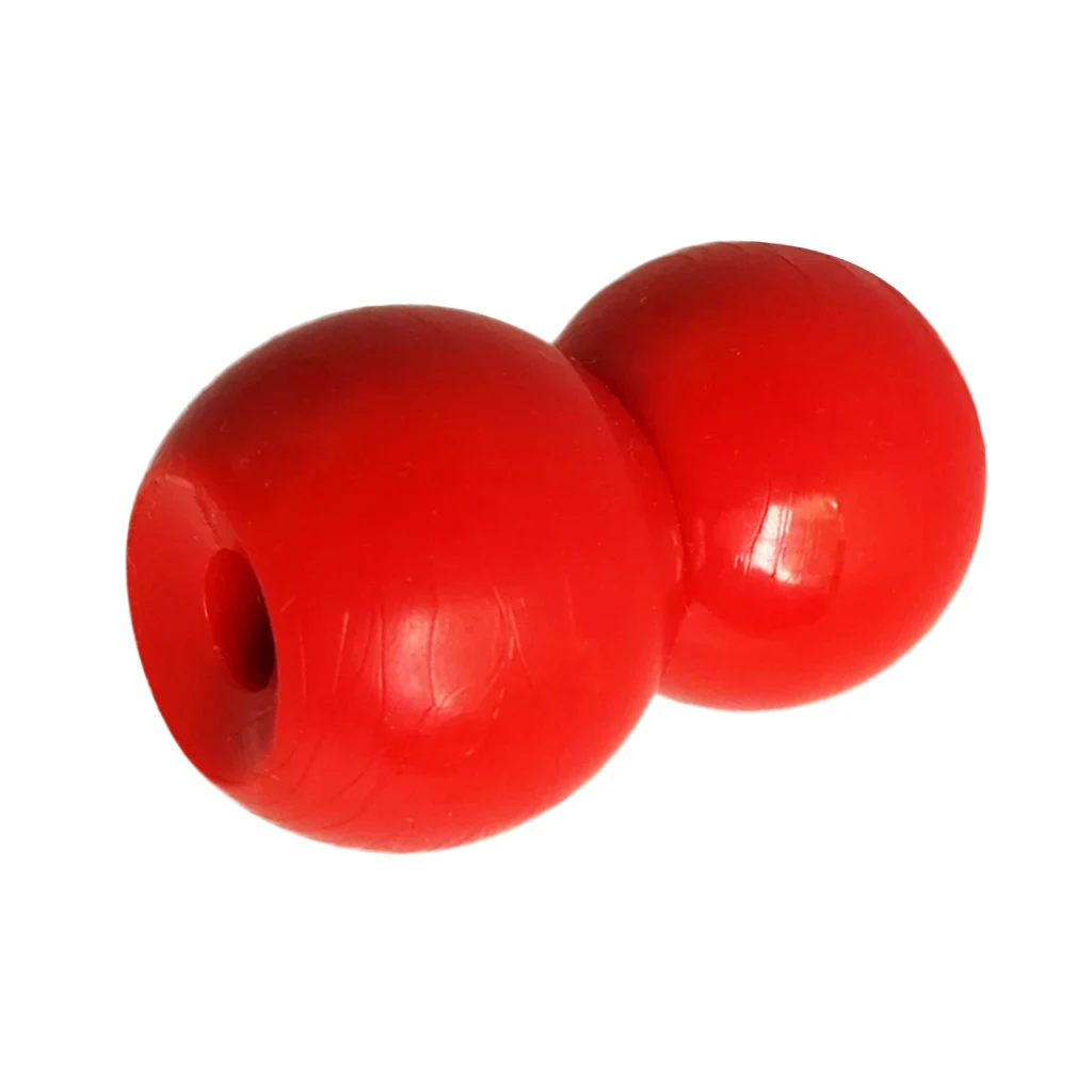 2 Pieces Durable Red Plastic Balls for Marine Boat Kayak Canoe Dinghy Tail Rudder Control System Kit Accessories