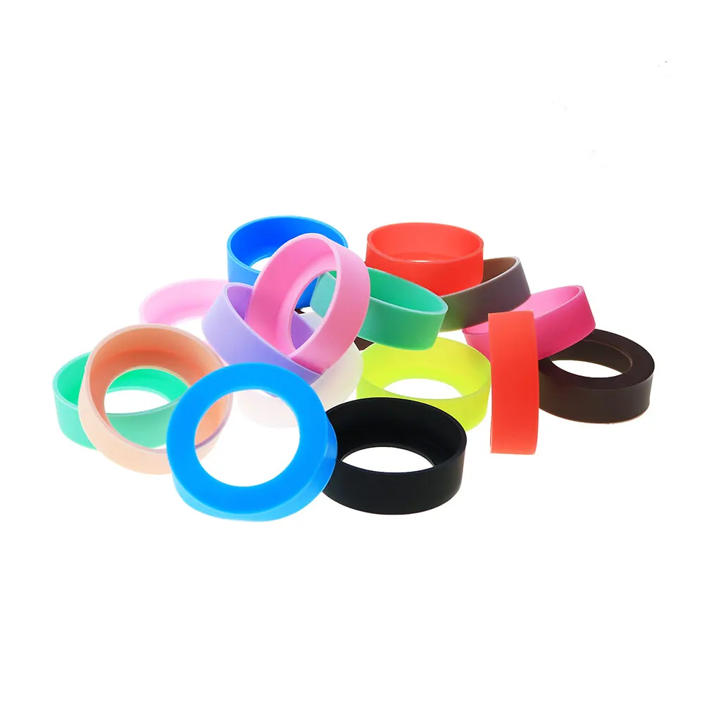 Silicone World 60mm Silicone cup bottom cover Coaster Sleeve Water Cup Cover Sheath Cup Bottom Ring Wear-resistant Bottom Cover - Image 3