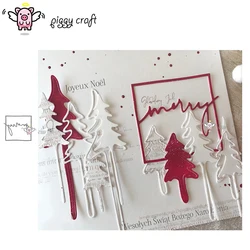 Piggy Craft metal cutting dies cut die mold Christmas letter frame Scrapbook paper craft album card punch knife art cutter die