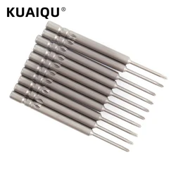 S2 Alloy Steel Electric Screwdriver Bits Length 60mm Phillips Type Trox Bits,Round Shank With Magnetic,Tip Diameter 1.6-4.0mm