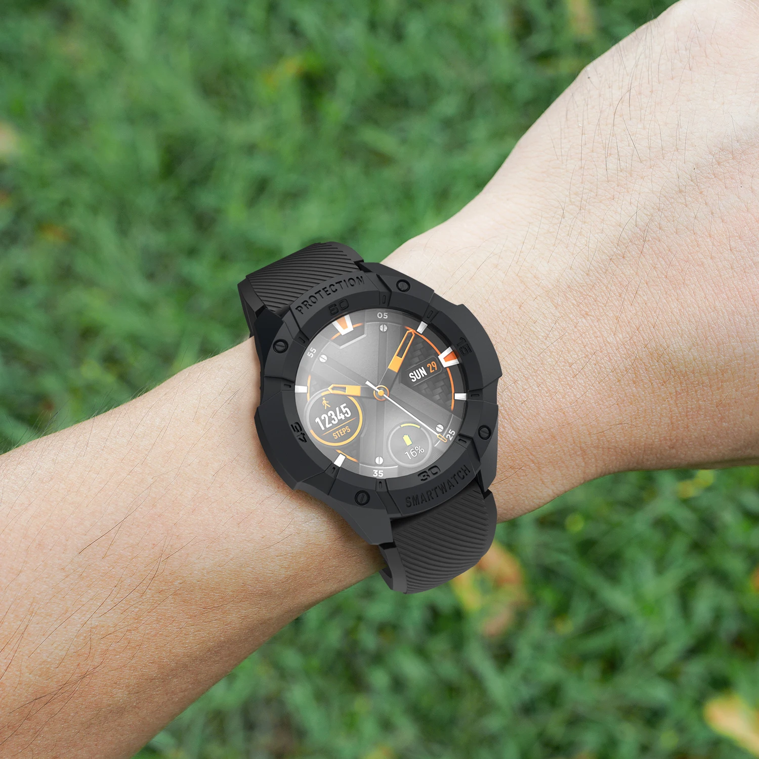 SIKAI الحال بالنسبة Ticwatch S2 هارد PC شل واقي للشاشة غطاء ل Ticwatch C2 ساعة ساعة ذكية اكسسوارات