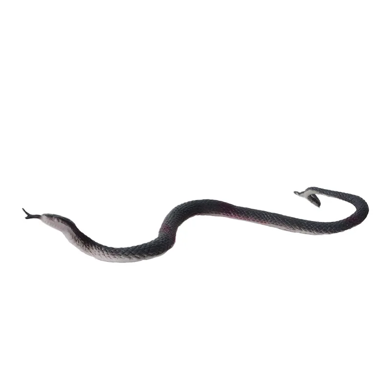 1pcs Creative Simulation Snake Fake Snake Small Snake Soft Rubber Snake Plastic Scary Toy Novelty Funny Toys