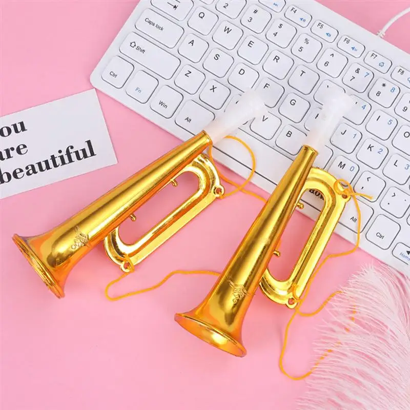 10Pcs เด็กทารกดนตรีทรัมเป็ตของเล่น Mainan Alat Musik เด็กพัฒนาการทางปัญญา Vocal ของเล่นสำหรับของขวัญสำหรับเด็ก