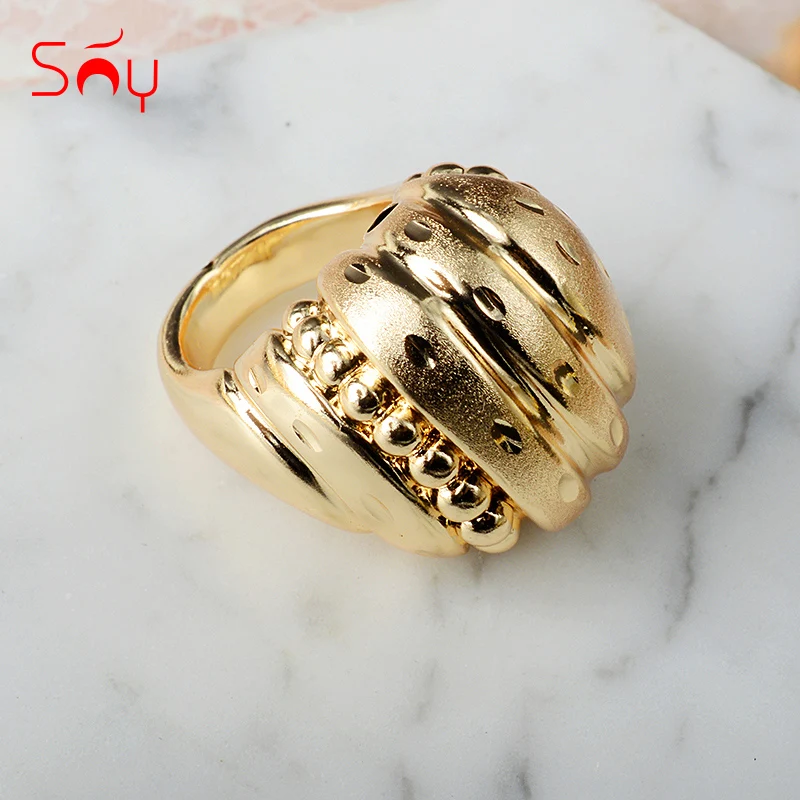 Sunny Jewelry Big Ring 2021 New Fashion Design High Quality Copper Ring Jewelry For Women Bridal Ring For Party Trend Ring Gift