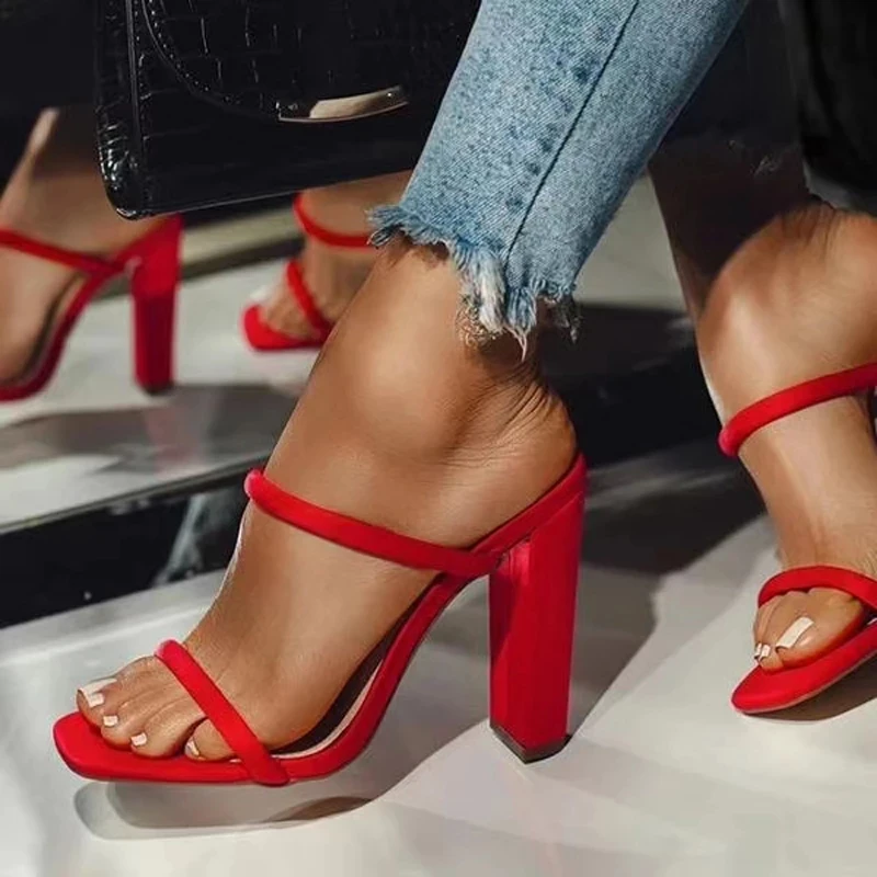 Aliexpress Zapatos Mùa Hè Mới Giày Nữ Gợi Cảm Giày Cao Gót Hở Mũi Giày Dép Nữ Dép Sandal Thời Trang Thoải Mái Giày Sandal Nữ