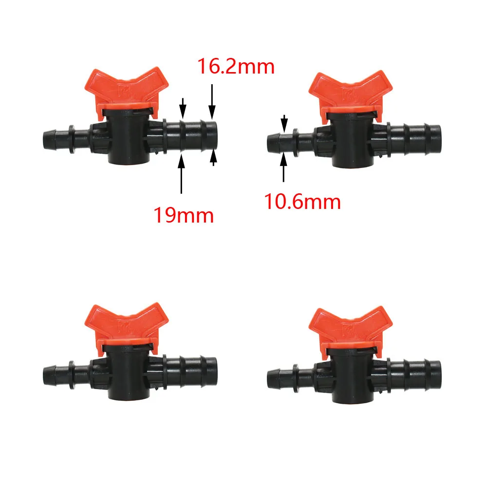 12mm To 16/20mm Pe Hose Barb Connectors Garden Tap 1/2 3/4  Drip Irrigation Tube Water Hose Coupler Adapter 4pcs